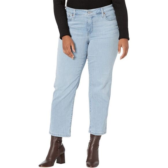 Levi's Women's Plus Size Boyfriend Mid Rise Jeans - Slate Era 22W - Picture 2 of 8